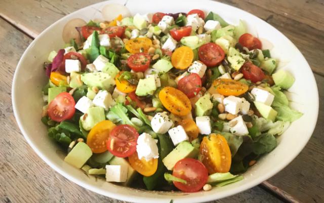 Salade Met Feta En Avocado